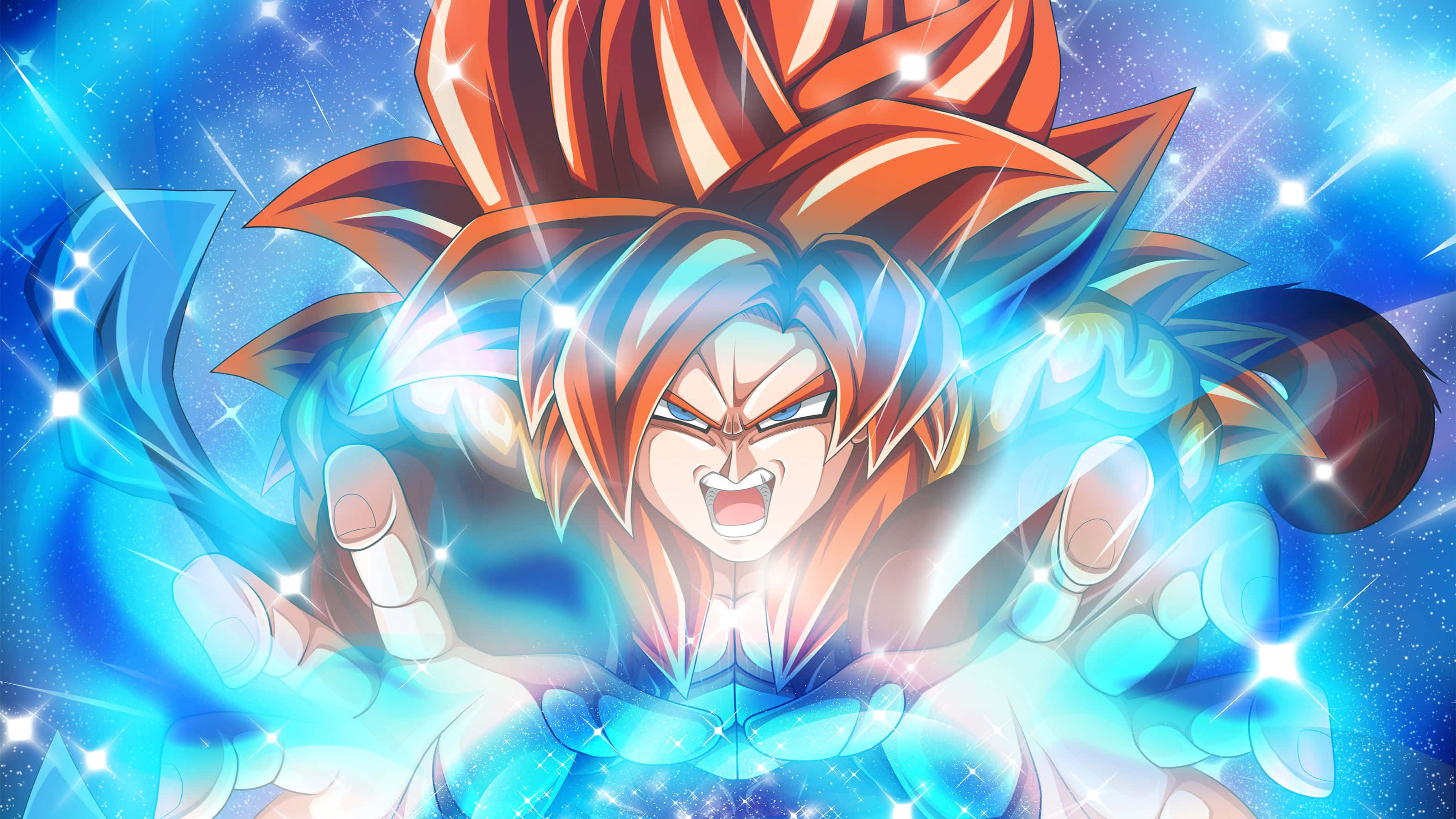 Снимка на Гоку с оранжева коса от Dragon Ball Super Тапет
