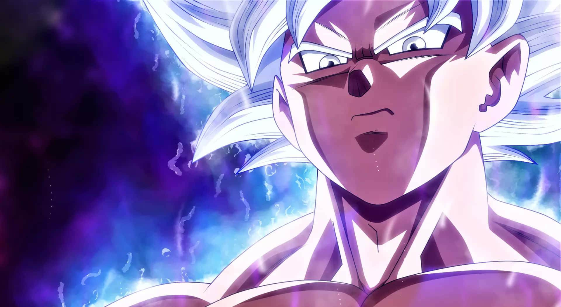 Бял Гоку Dragon Ball Super Снимка Тапет