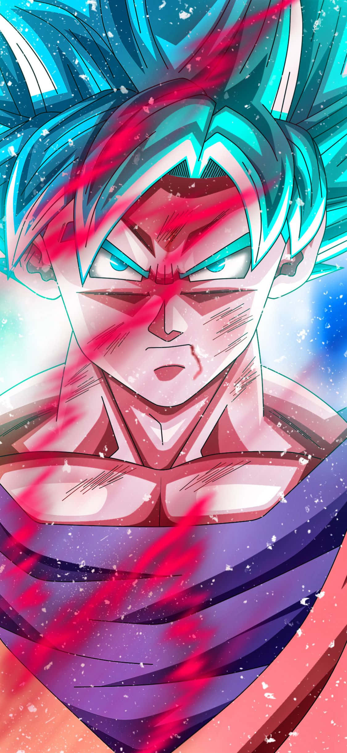 Гоку Кайо-Кен Dragon Ball Super iPhone Тапет