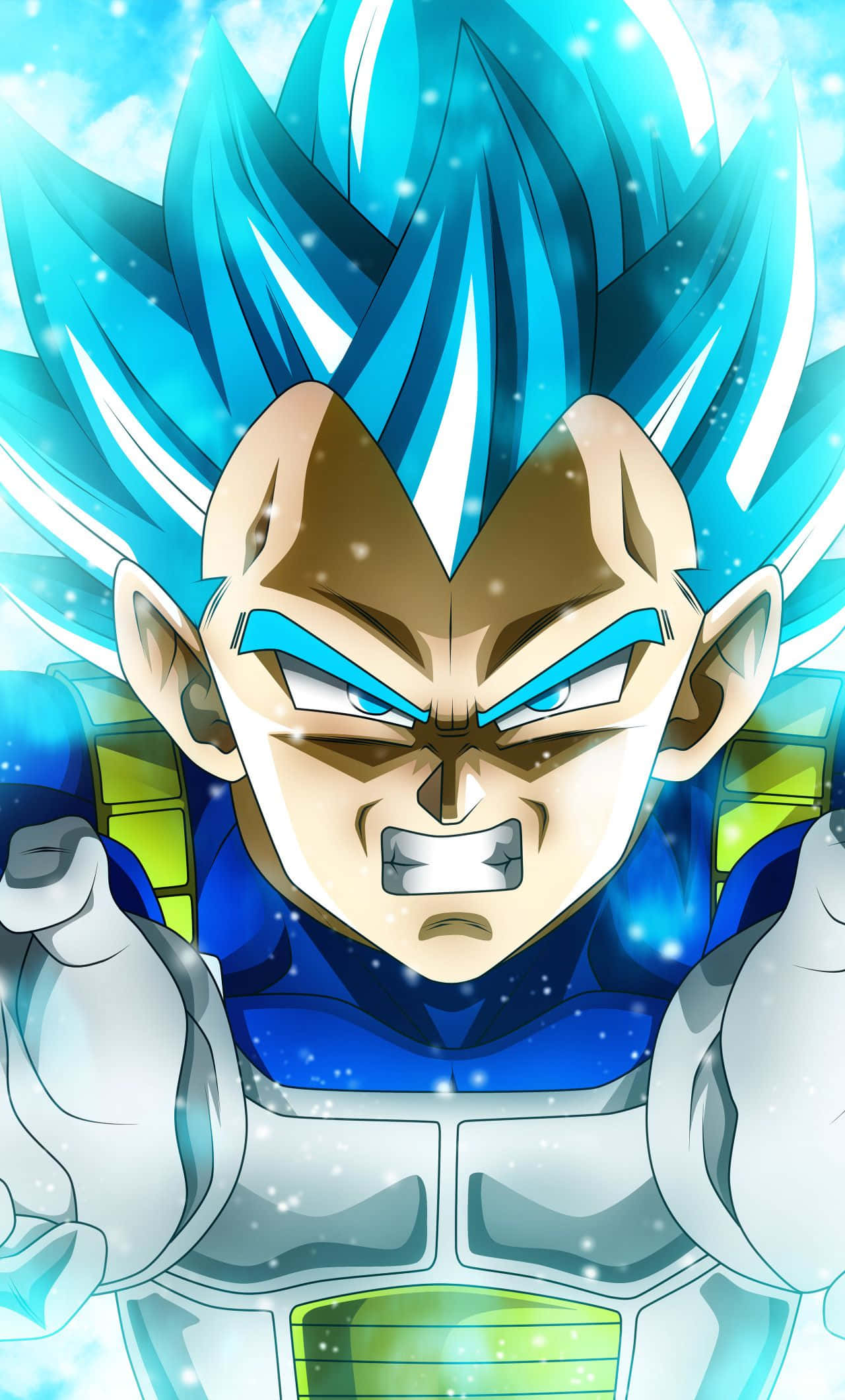 Вегета Супер Сайян Син Dragon Ball Super iPhone Тапет