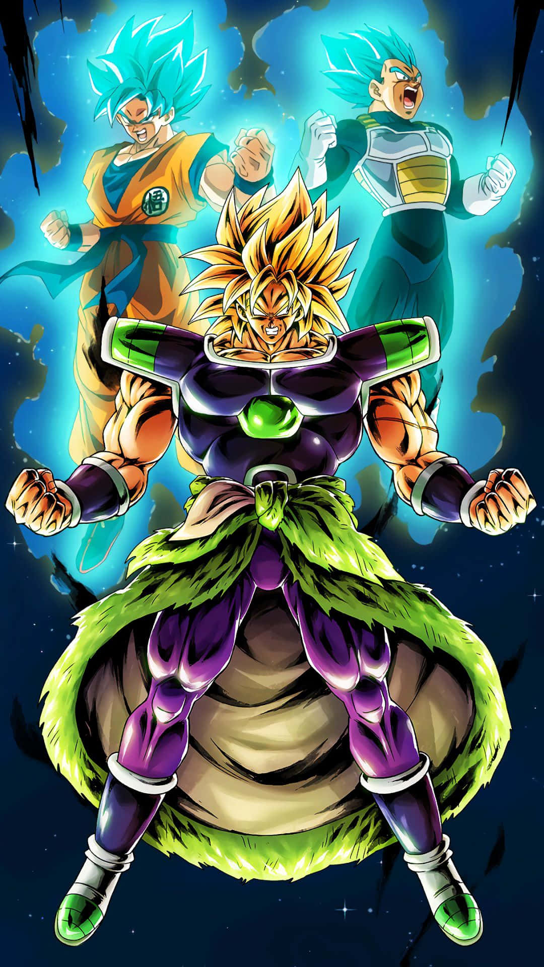 Истинската сила освободена - Броли в Dragon Ball Super Тапет