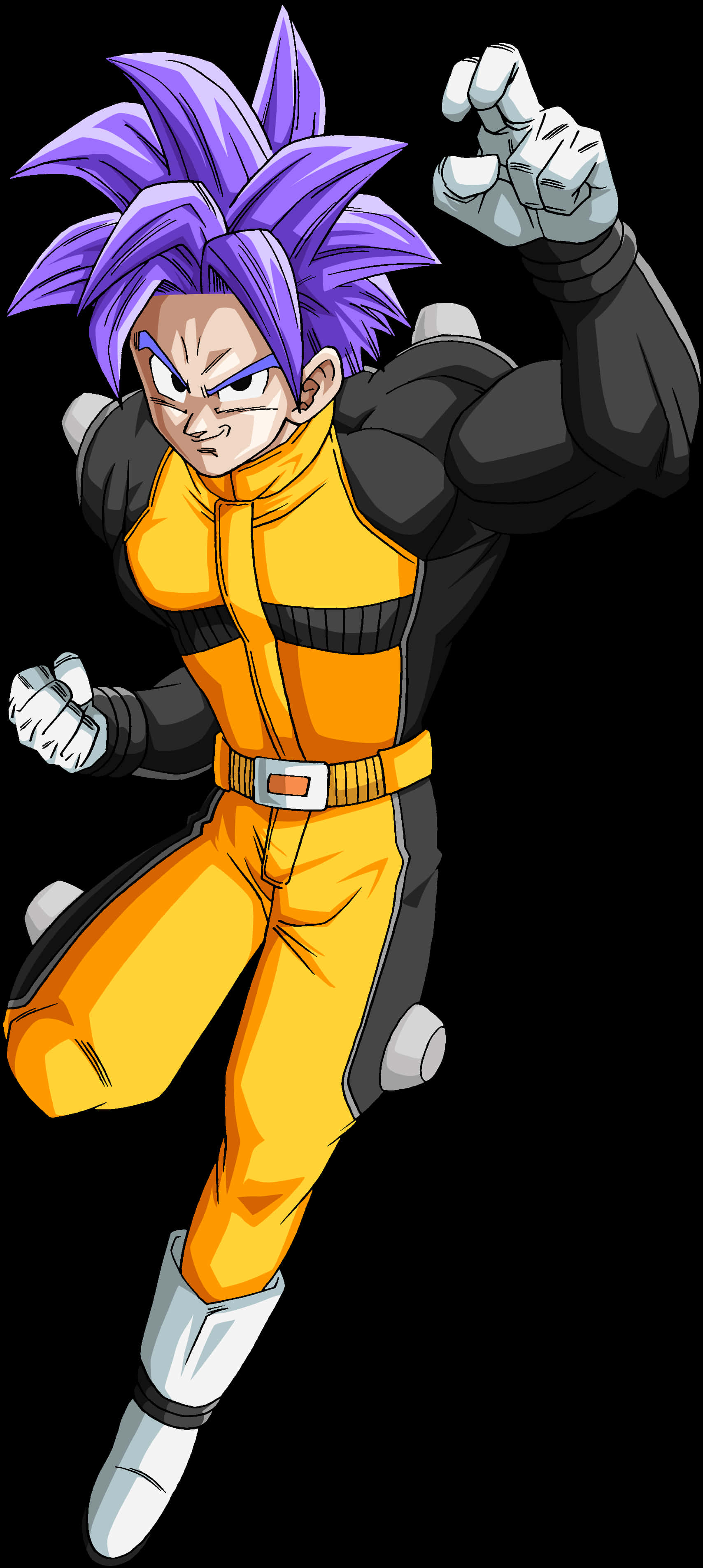 Лилавокос воин от Dragon Ball Тапет