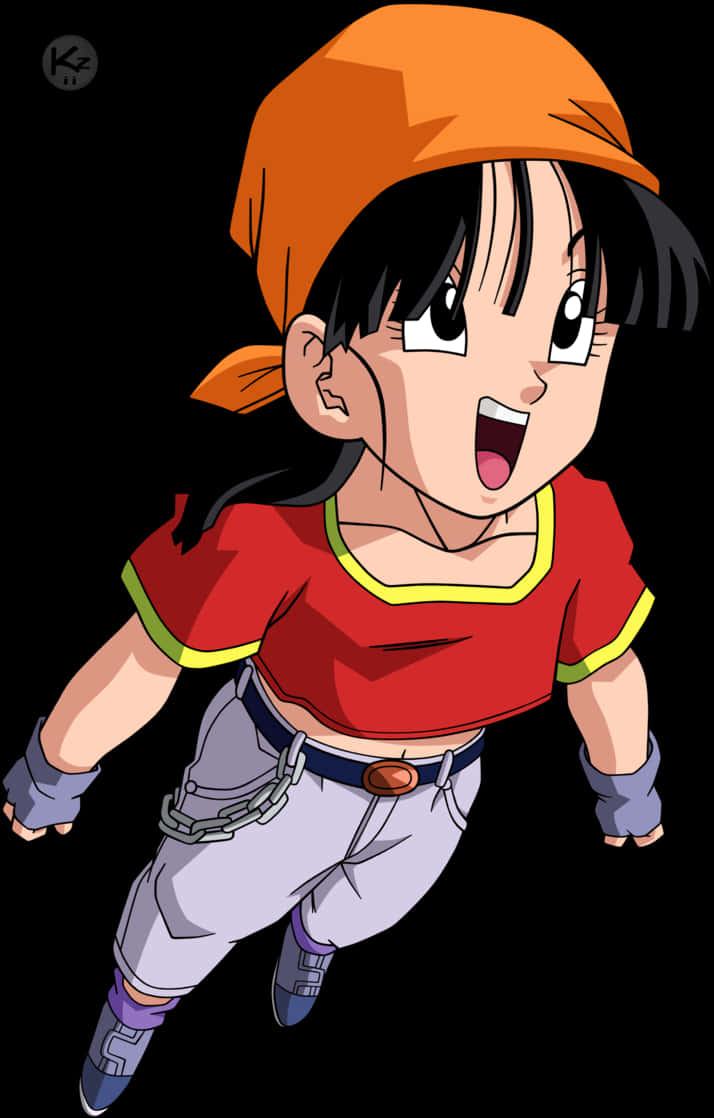 Анимационен герой Пан от Dragon Ball Z Тапет