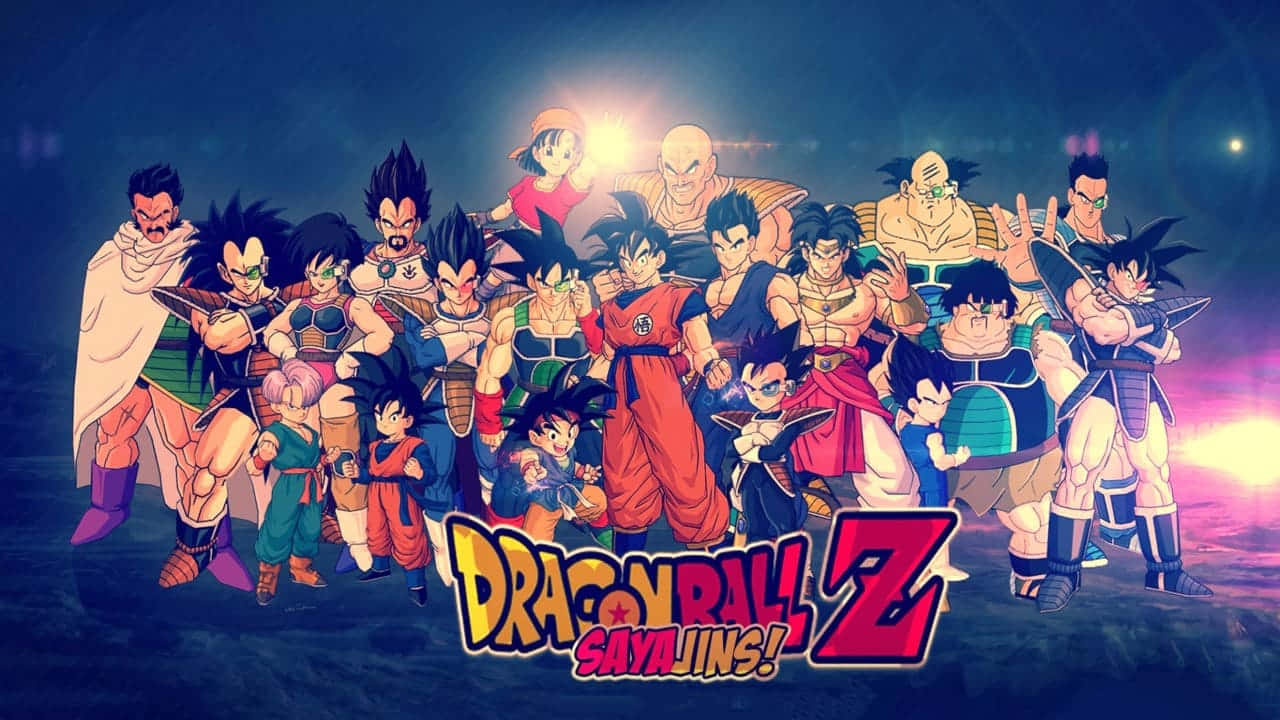 Гоку и Вегета се изправят един срещу друг в Dragon Ball Z Тапет