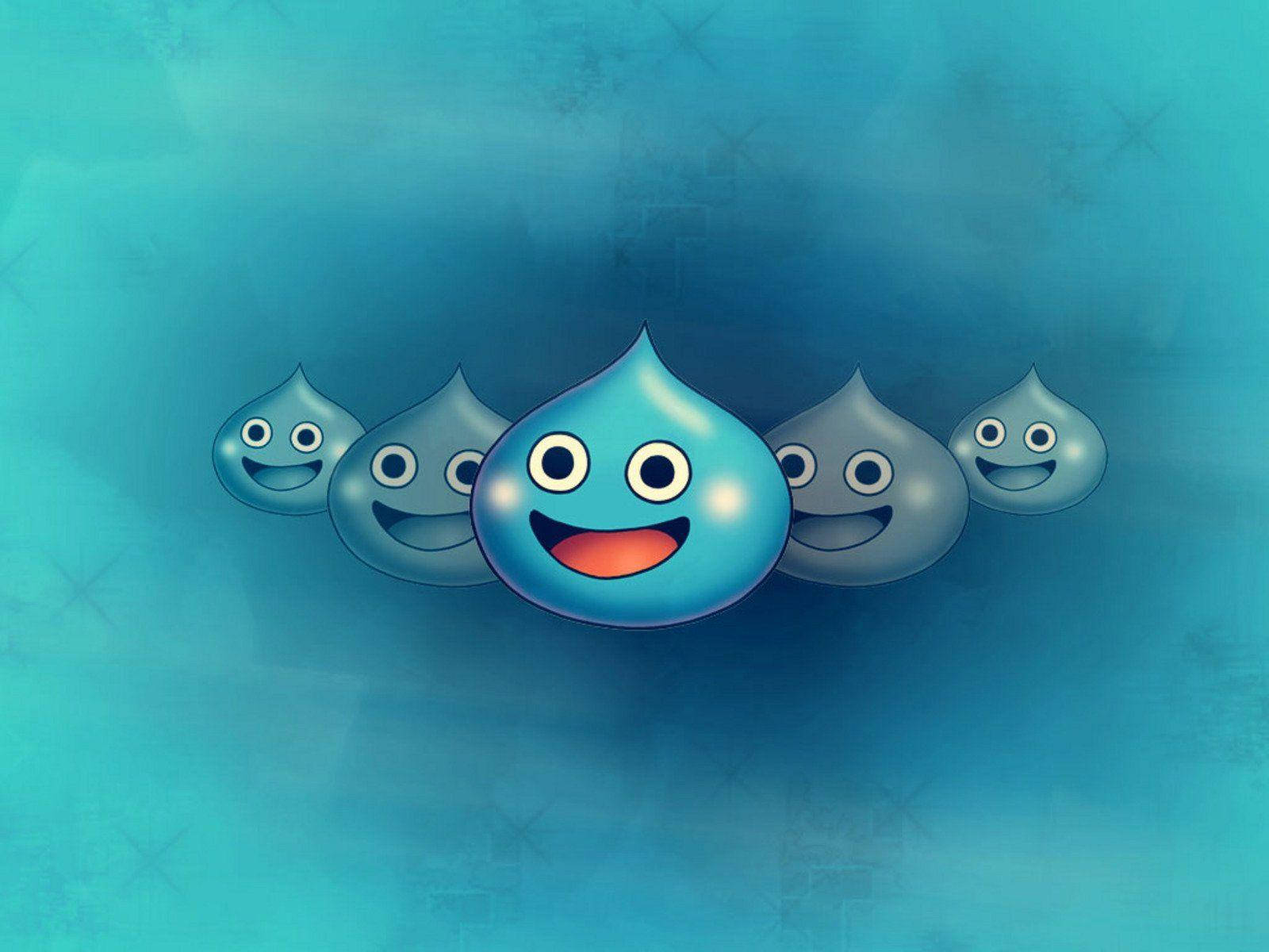 Сладък Слим от Dragon Quest Тапет