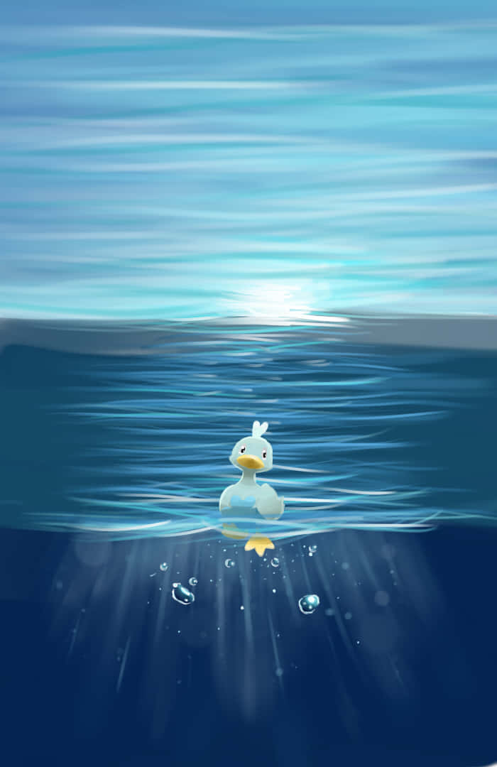 Ducklett в океана Тапет