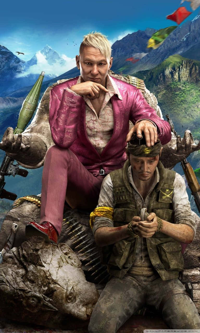 Наслаждайтeсь вълнението от Far Cry 3 на вашия iPhone Xs Тапет