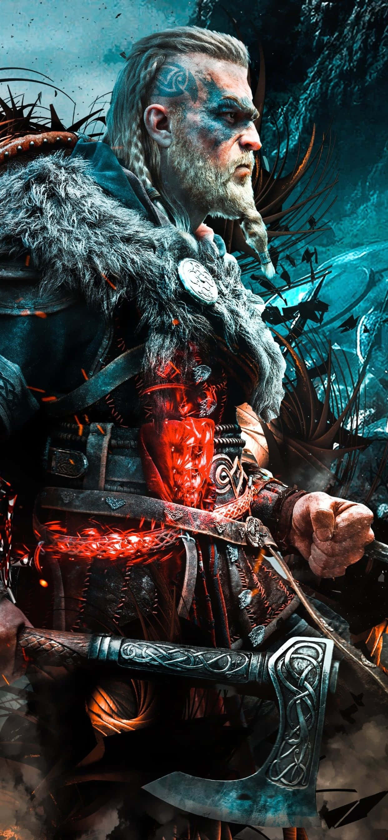 Eivor Varinsdottir iPhone Xs Max Assassin's Creed Valhalla фон Тапет