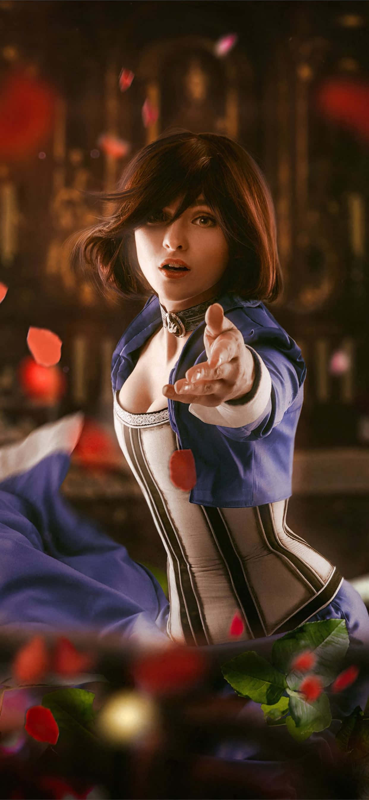 Elizabeth Blur iPhone Xs Max Bioshock Infinite фон Тапет