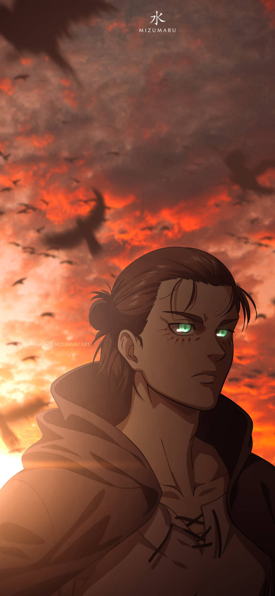 Eren Yeager Естетичен Аниме iPhone