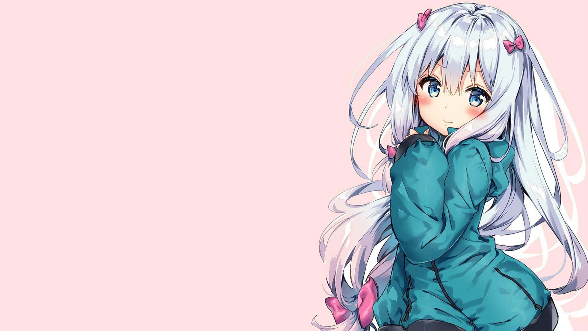 Момичешки сладък аниме герой от Eromanga Sensei Тапет