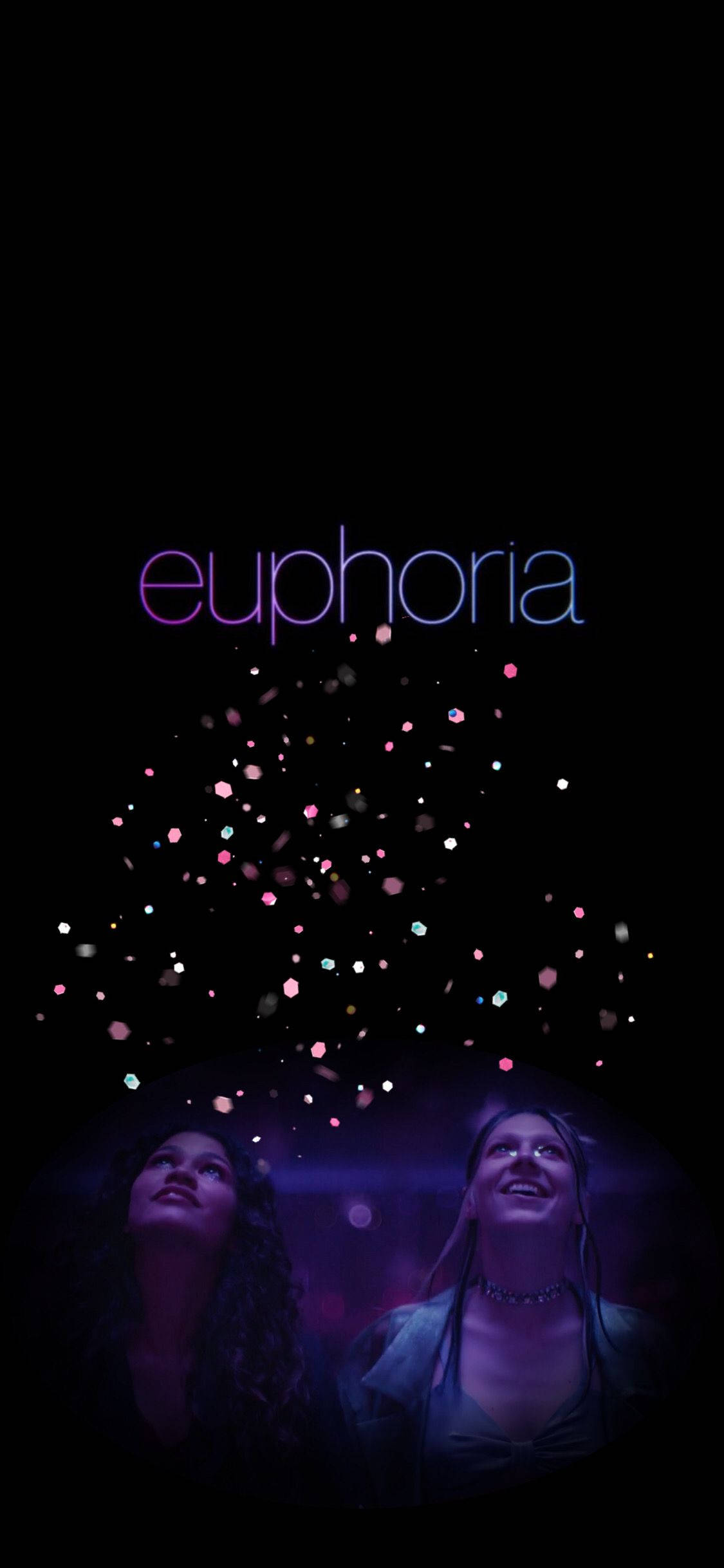 Euphoria блестящи искрици Тапет