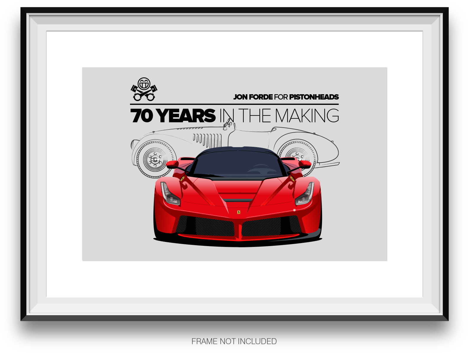 Ferrari 70 години в процес на създаване арт Тапет
