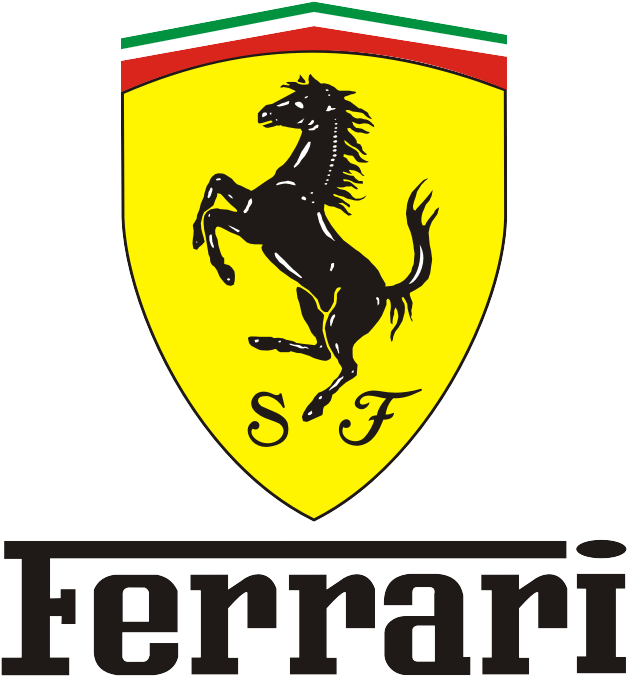 Ferrari Logo с изправен кон Тапет