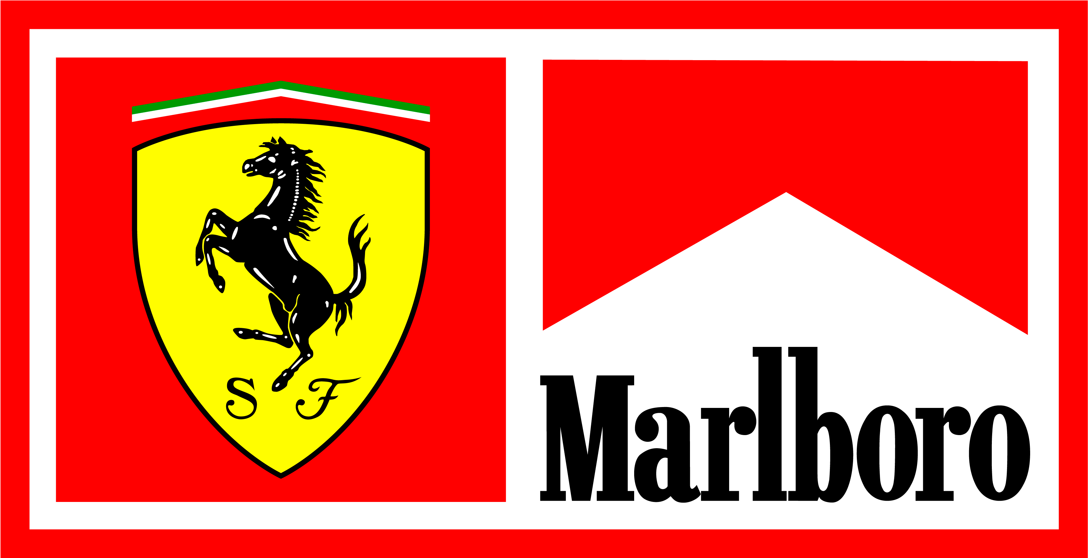 Логота на Ferrari и Marlboro Тапет