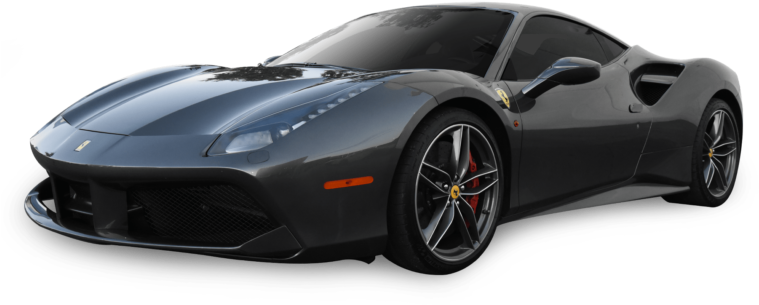 Елегантно черно Ferrari суперавтомобил Тапет