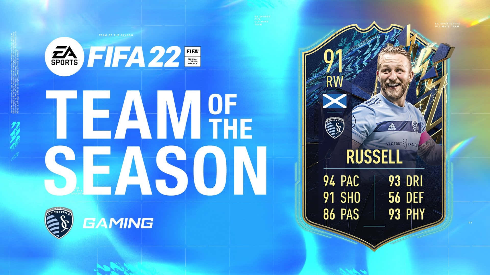 Джони Ръсел в FIFA 22 MLS Ultimate Team of the Season Тапет
