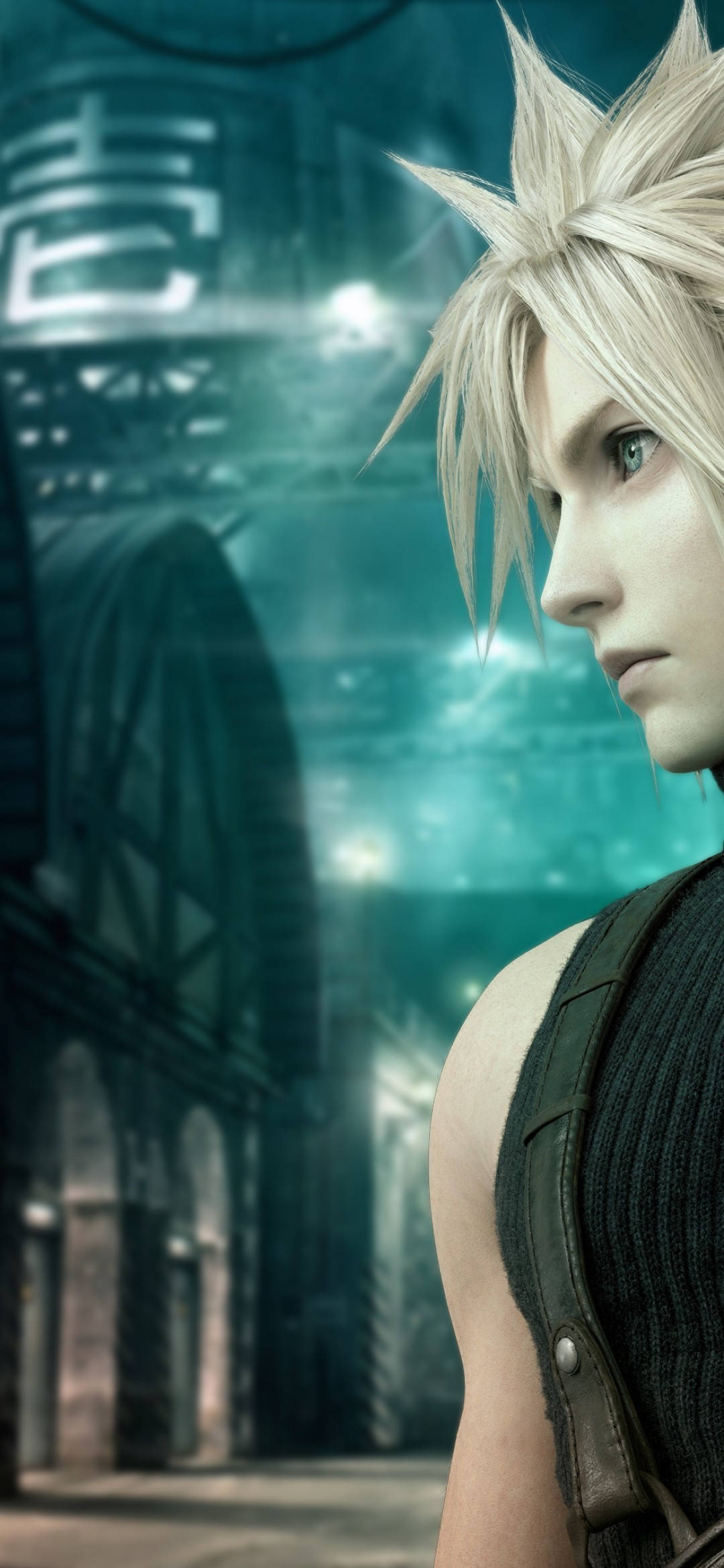 Final Fantasy 7 Cloud страничен профил Тапет