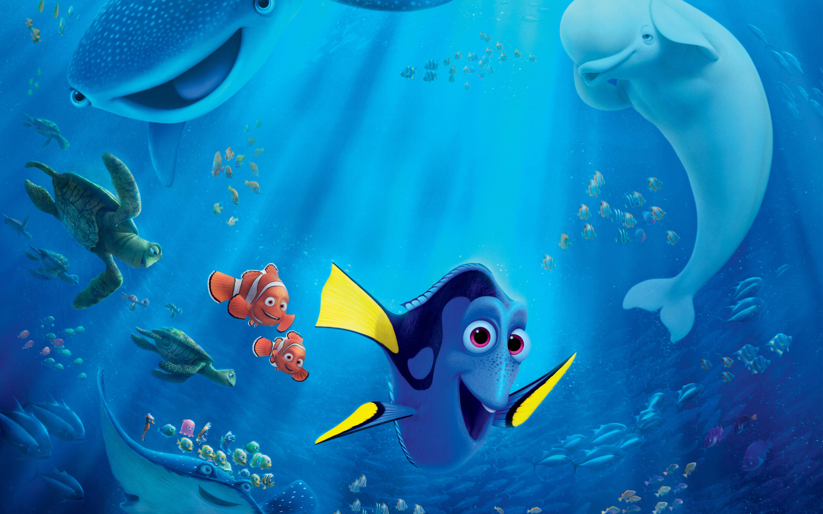 Finding Dory и Nemo Disney 4K Ultra Wide Тапет
