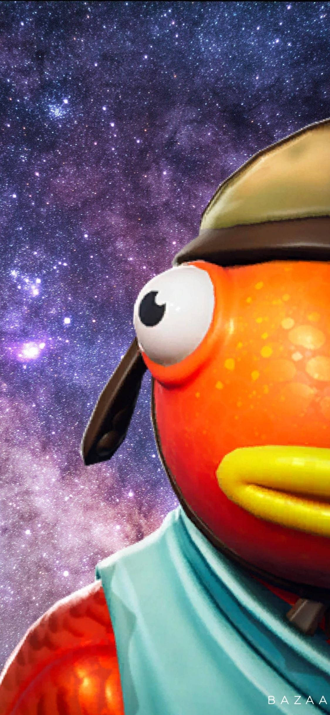 Fishstick Fortnite Половина Лице Галактика Тапет