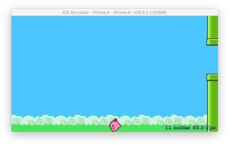 Екранна снимка от играта Flappy Bird Тапет