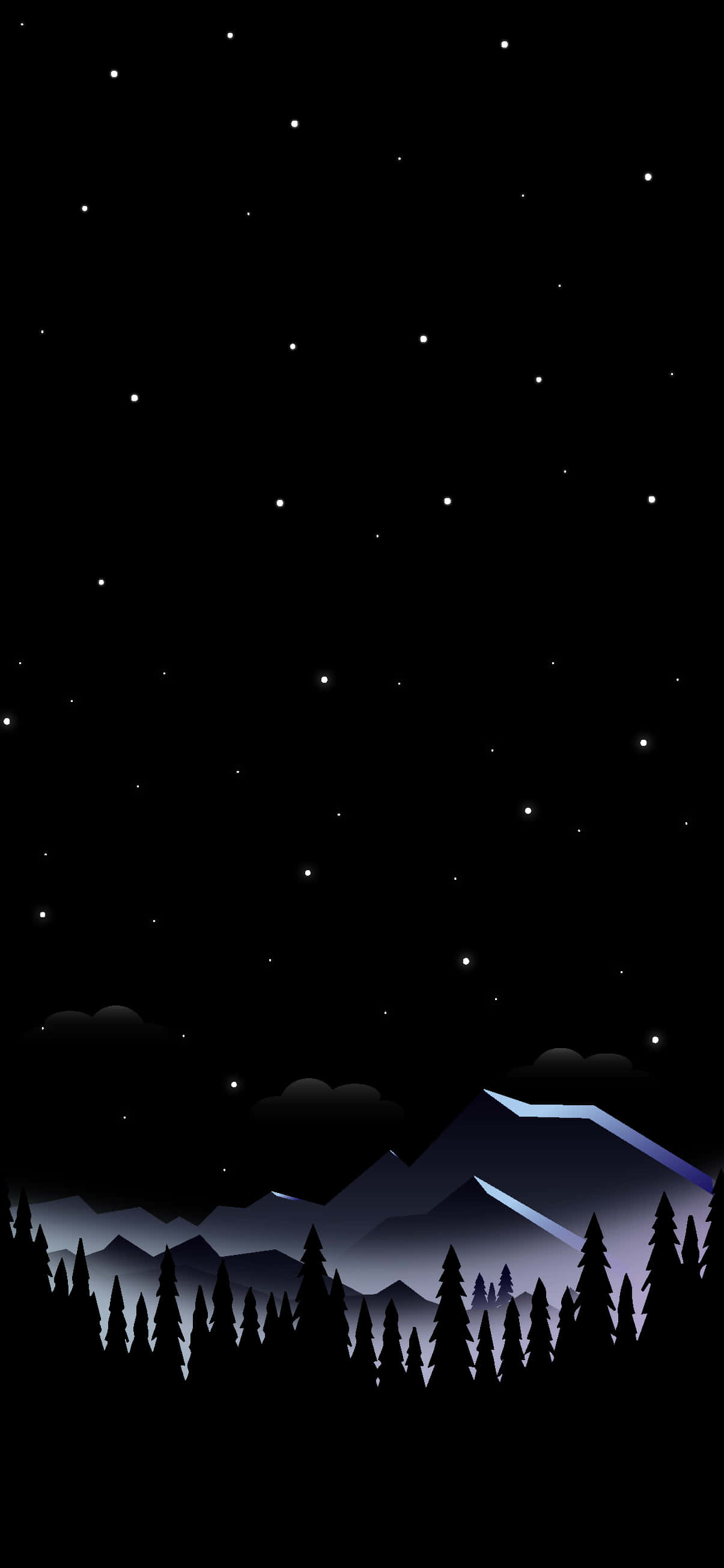 Фон Forest Pixel 3XL AMOLED Тапет