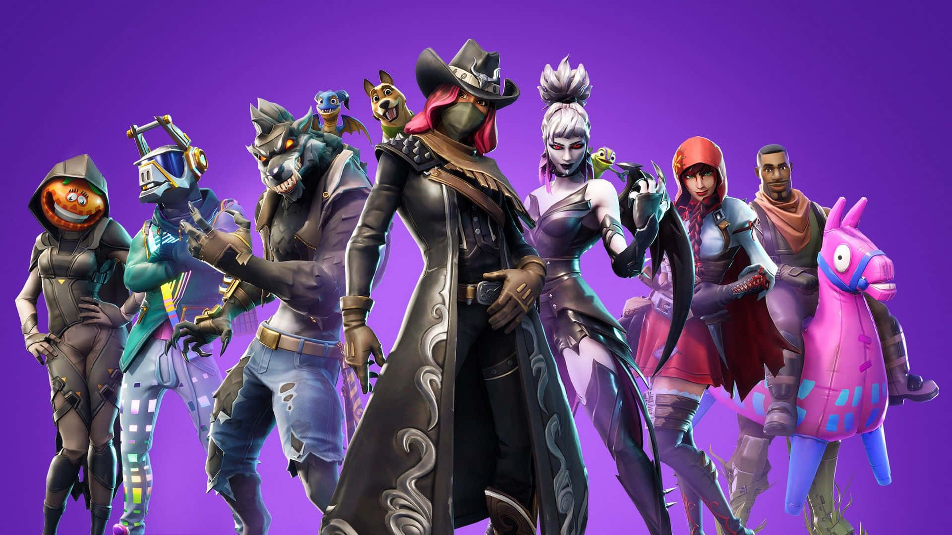 Персонажи Fortnite в 6 сезоне Тапет