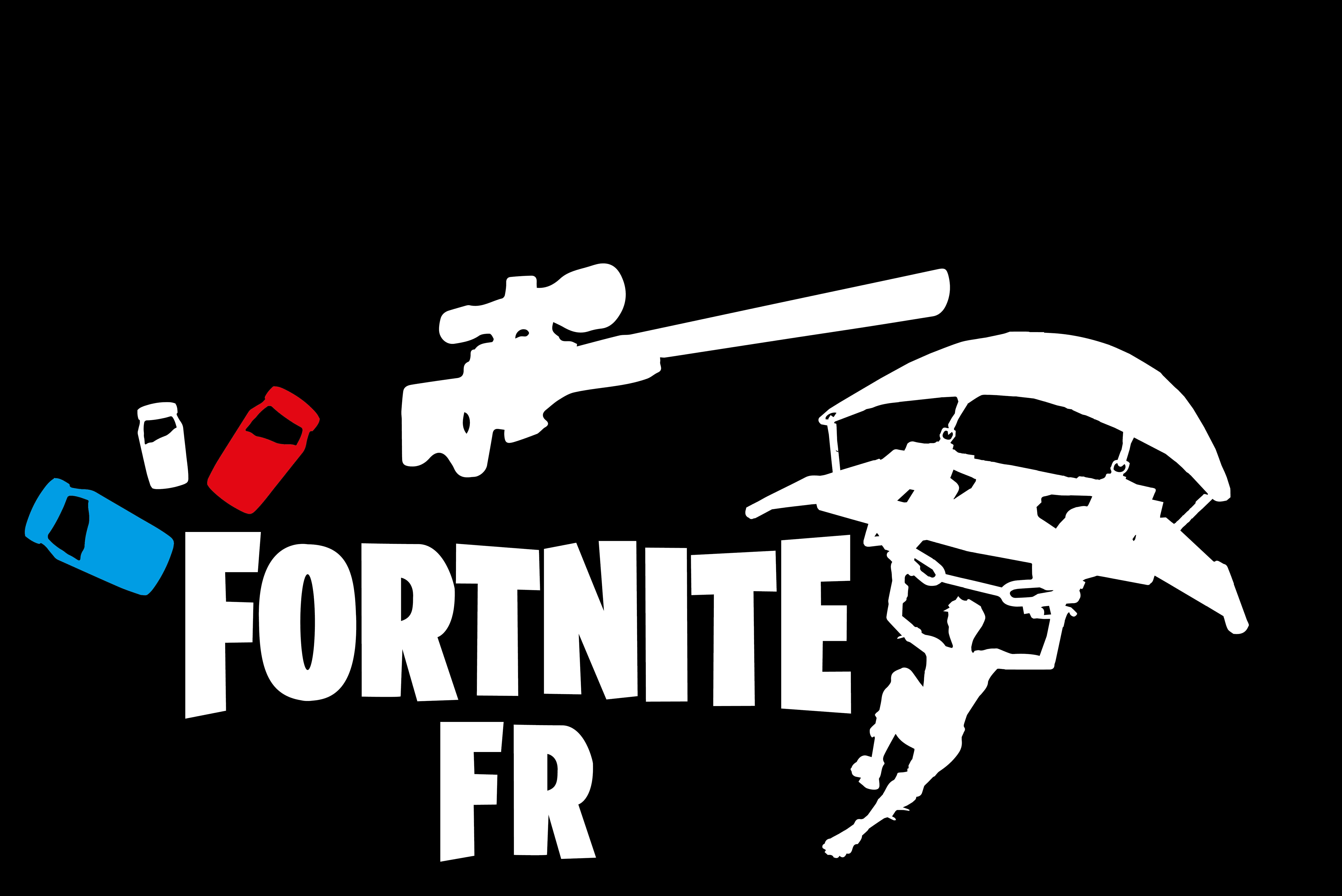 Логотип Fortnite F R и предметы Тапет