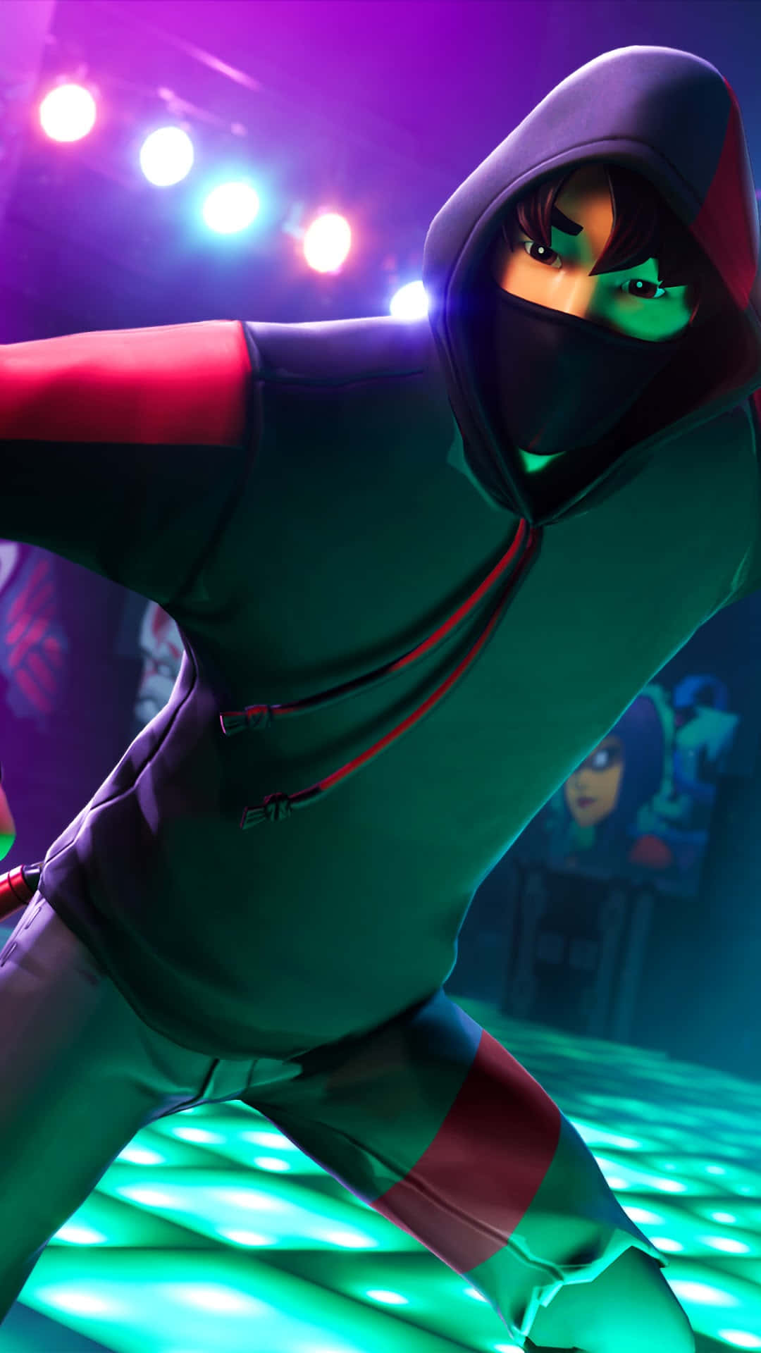 Fortnite Galaxy покрива устата Тапет