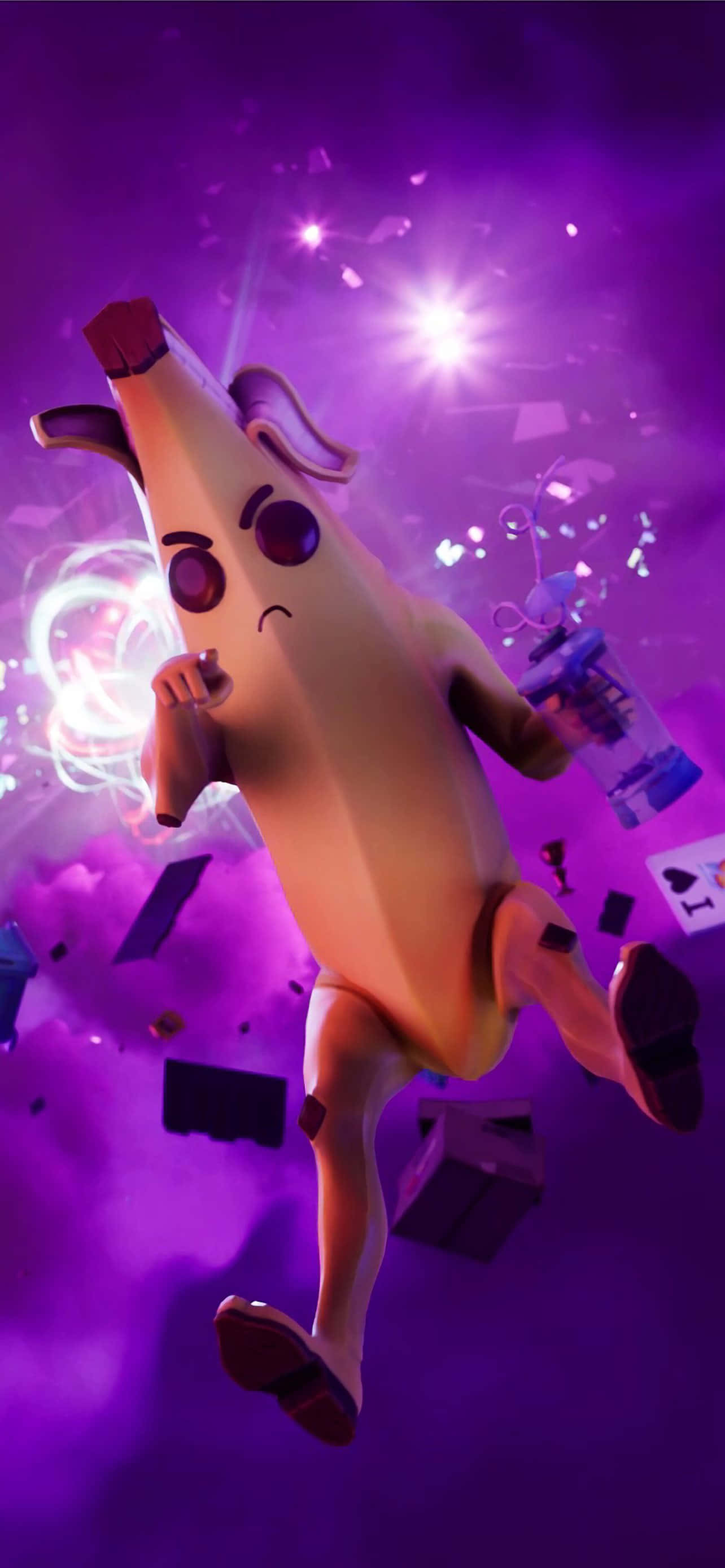 Банан Fortnite за iPhone Тапет