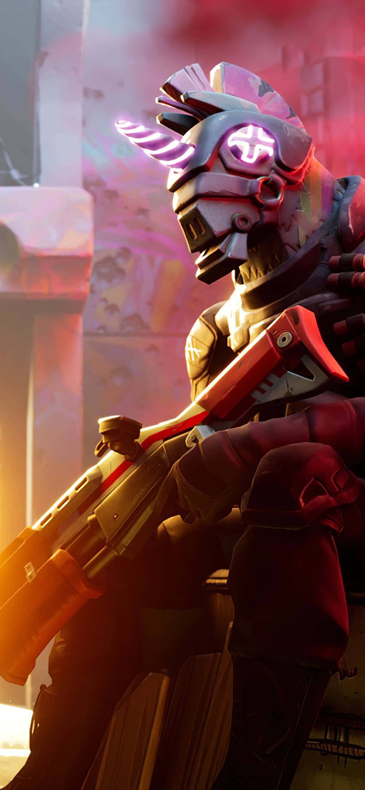 Fortnite герой с еднорог шлем Тапет