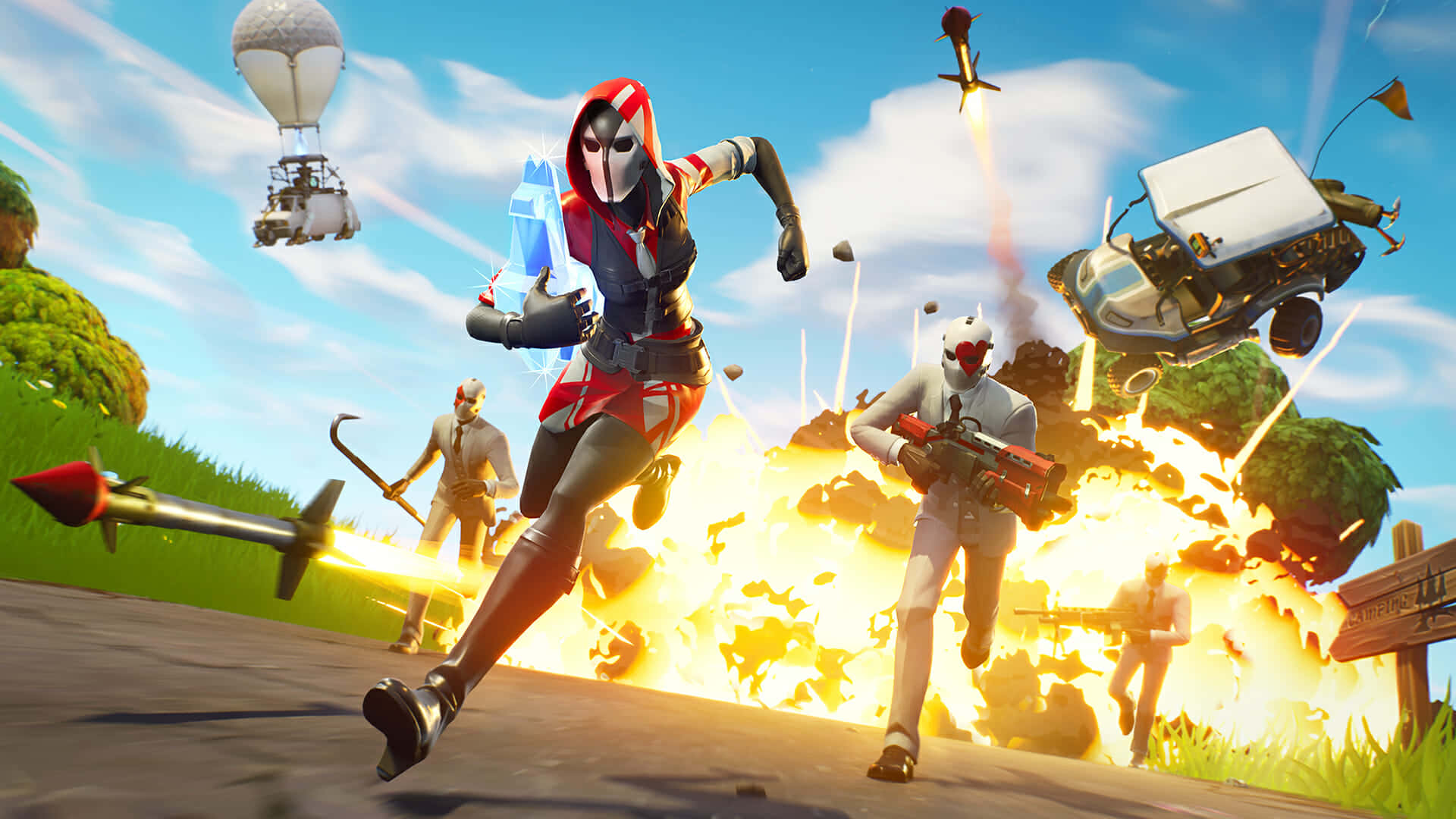 Танцувай сърцата си навън с Fortnite! Тапет