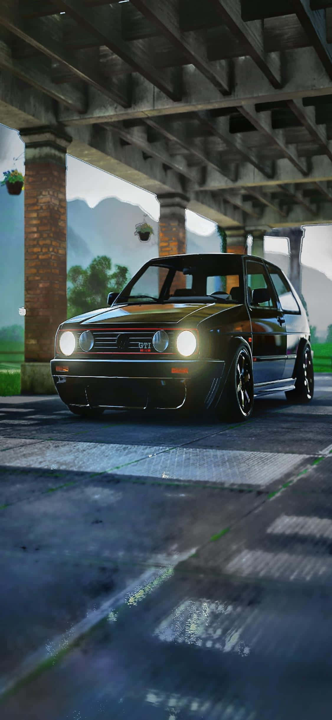 Цялата скорост, вълнувание и действие на Forza Horizon 4 на iPhone Xs Тапет