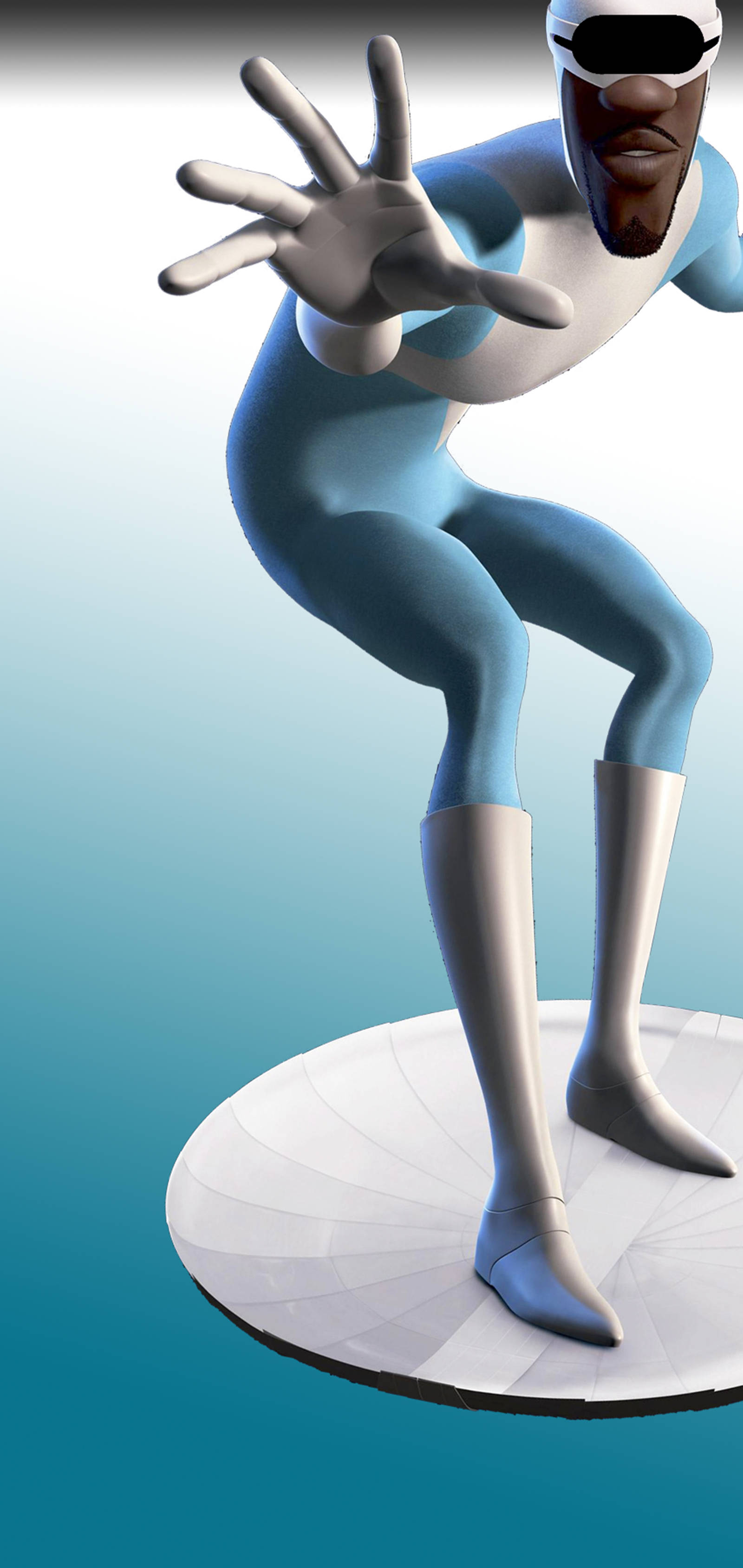 Frozone син градиент Тапет