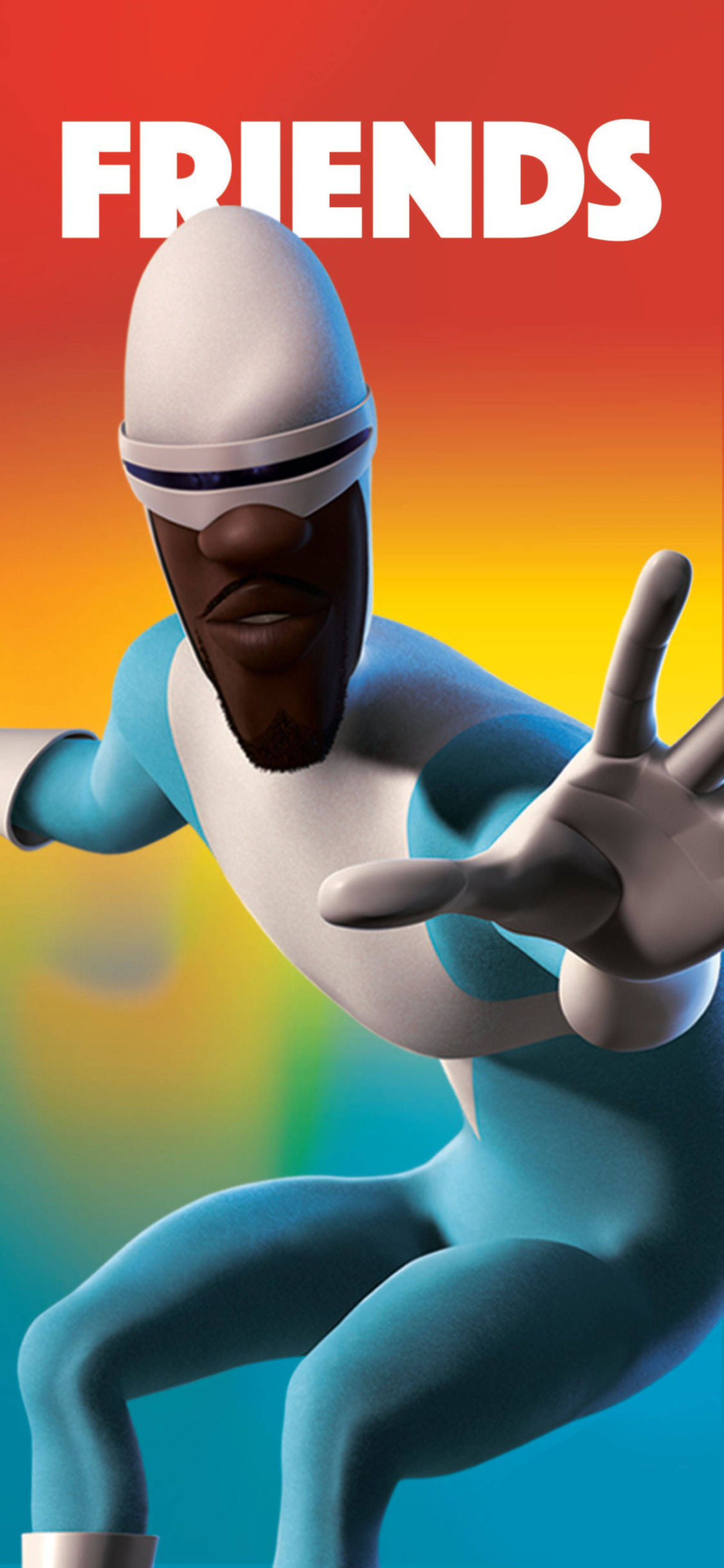 Frozone Цветна Графика Тапет