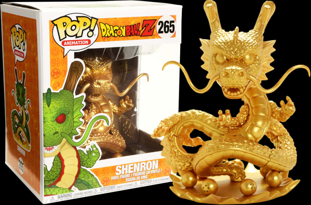 Златен Шенрон Funko Pop Dragon Ball Z Тапет