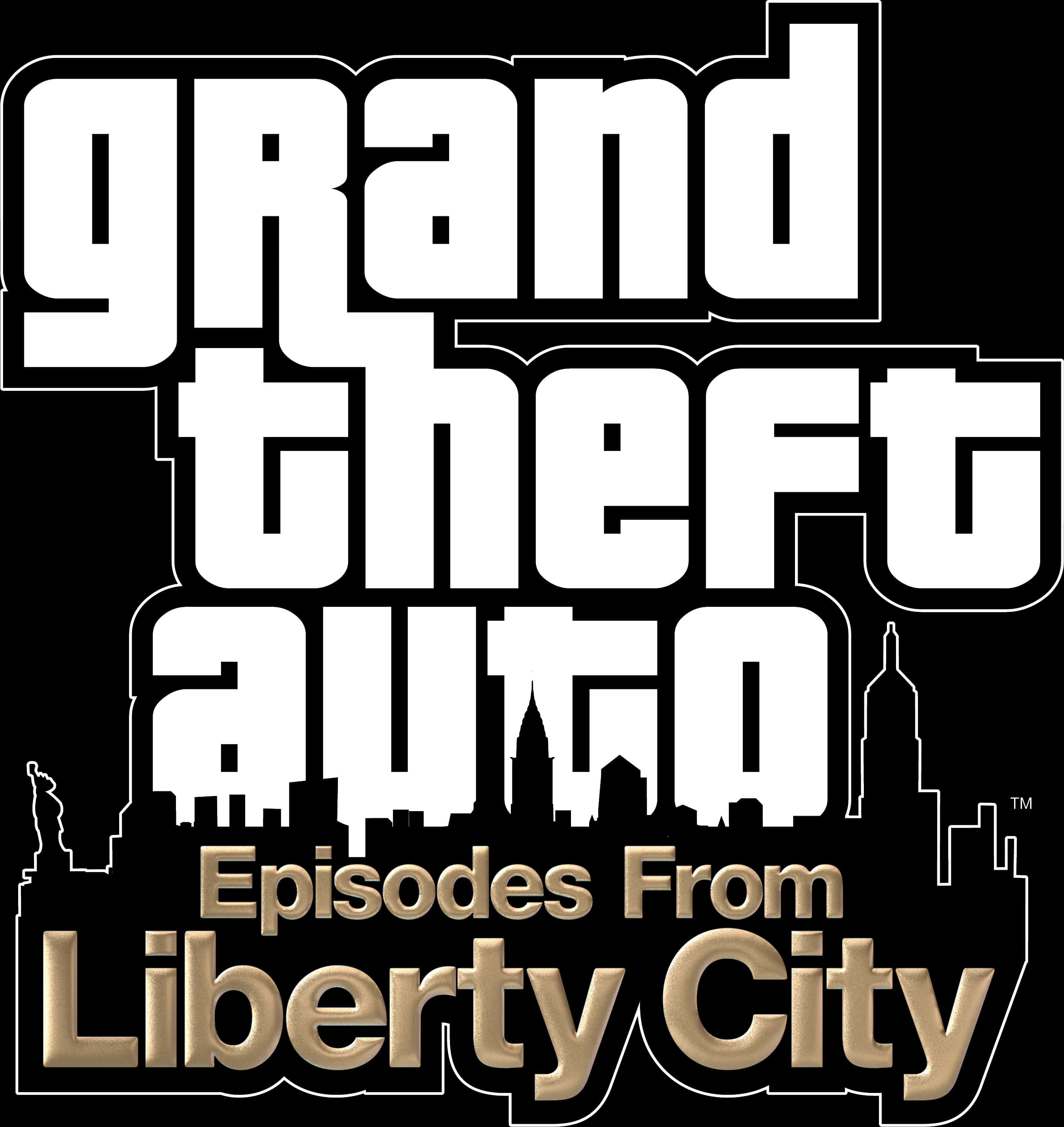 Логотип G T A Episodes From Liberty City Тапет