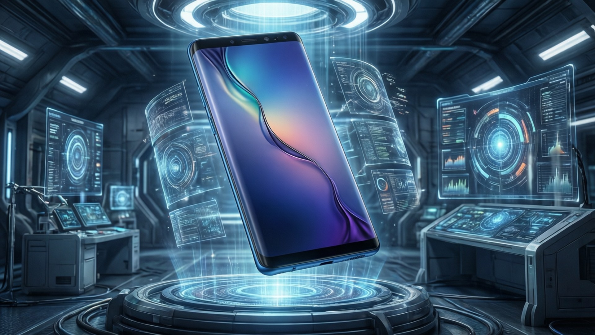 Технолаборатория Galaxy S10 Тапет