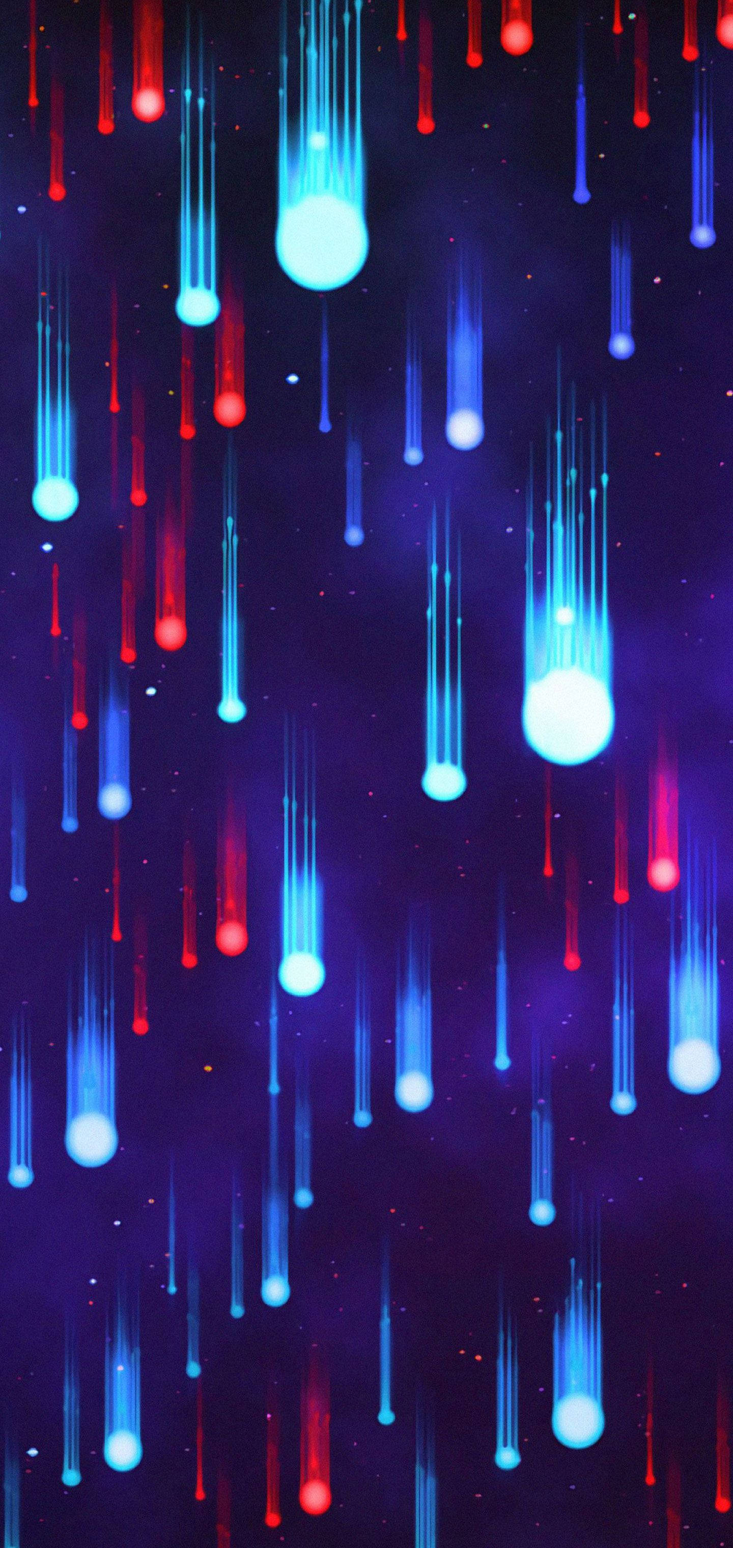 Galaxy S10 Падащи Сфери Тапет