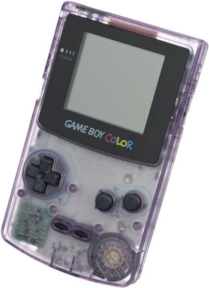 Game Boy Color Прозрачно Лилаво Тапет