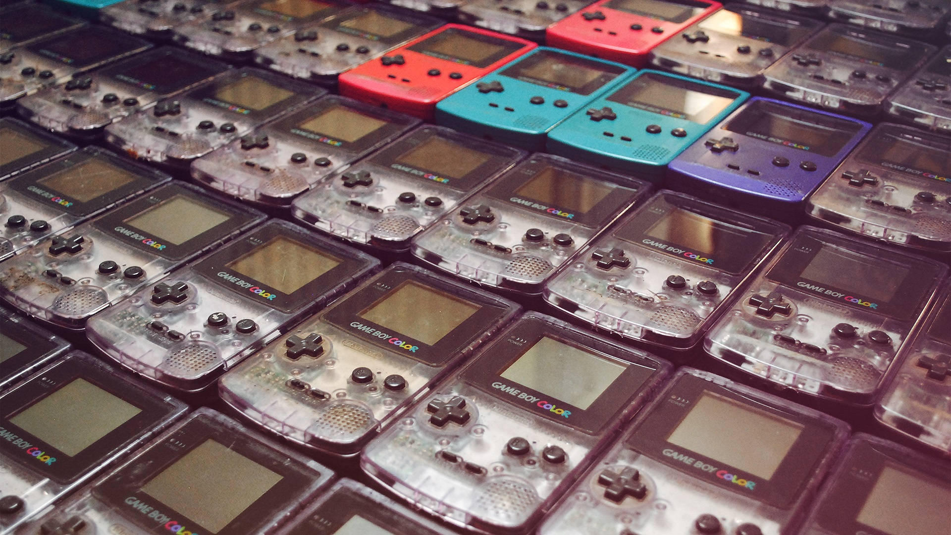 Редици на модели Game Boy Color Тапет