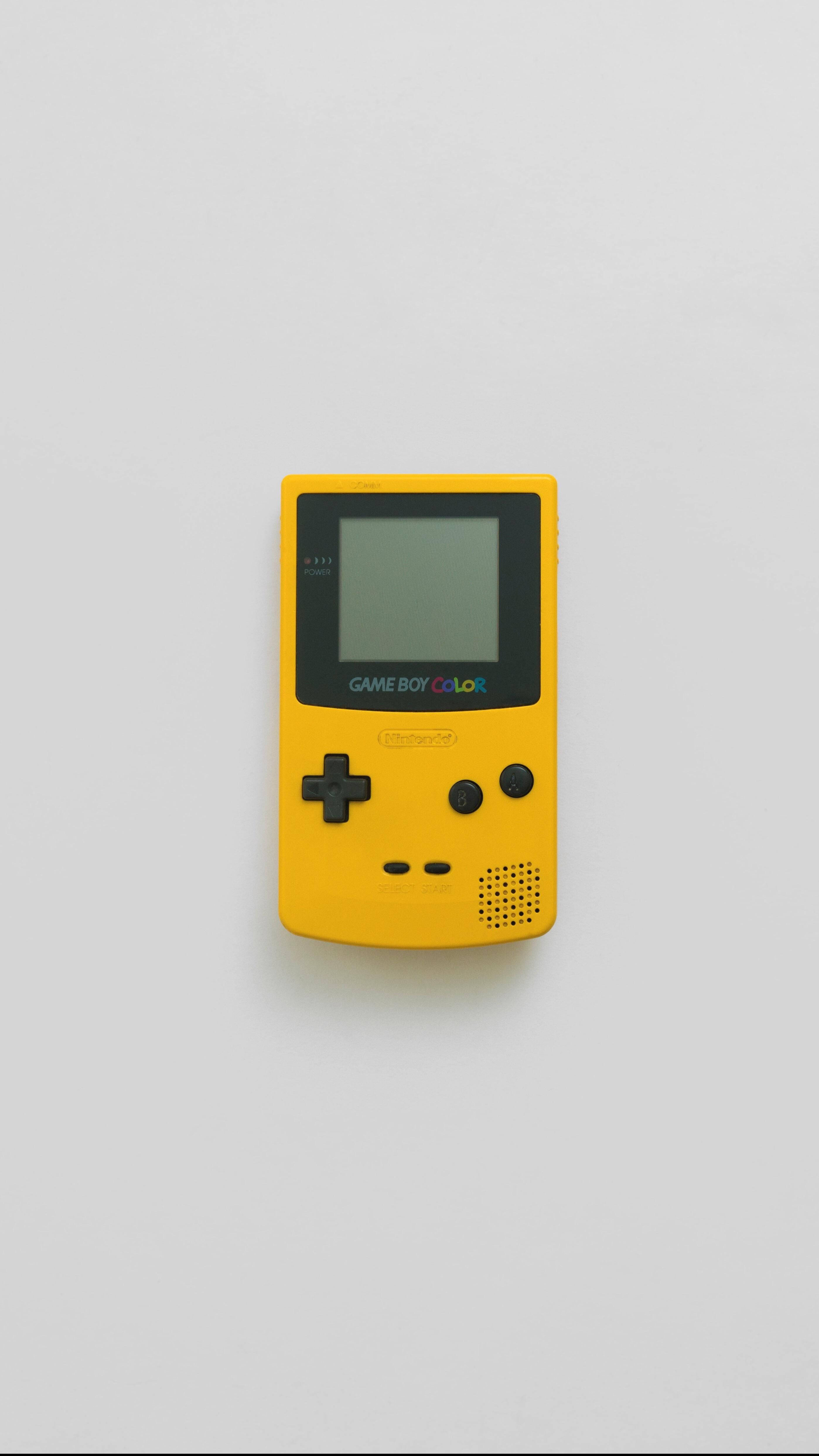Просто жълто Game Boy Color Тапет