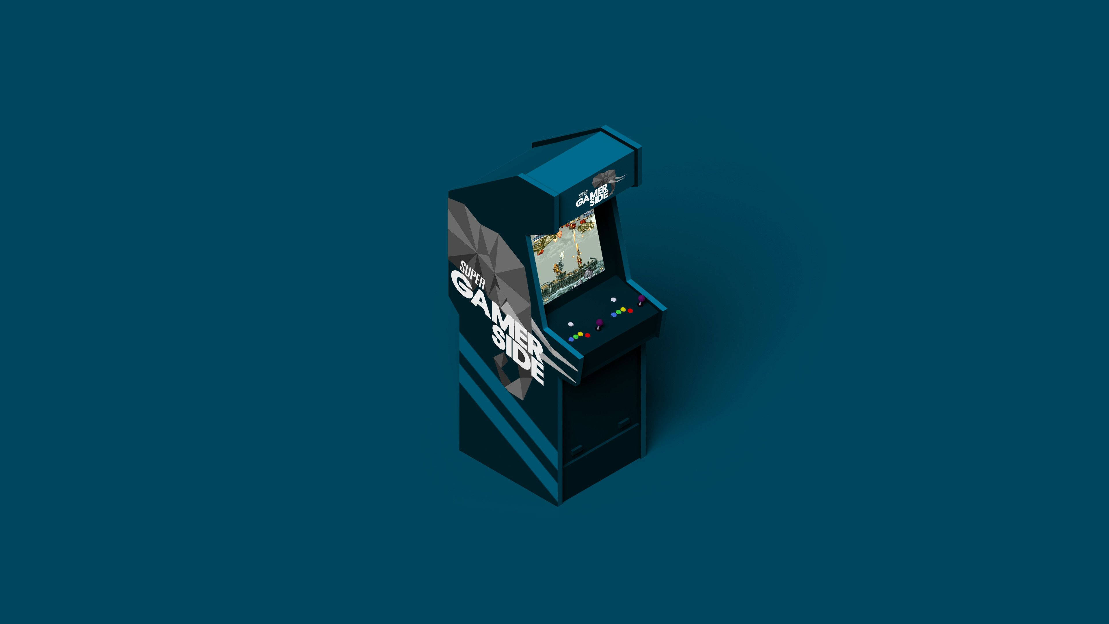 Gamer Side Аркадна Игра Тапет