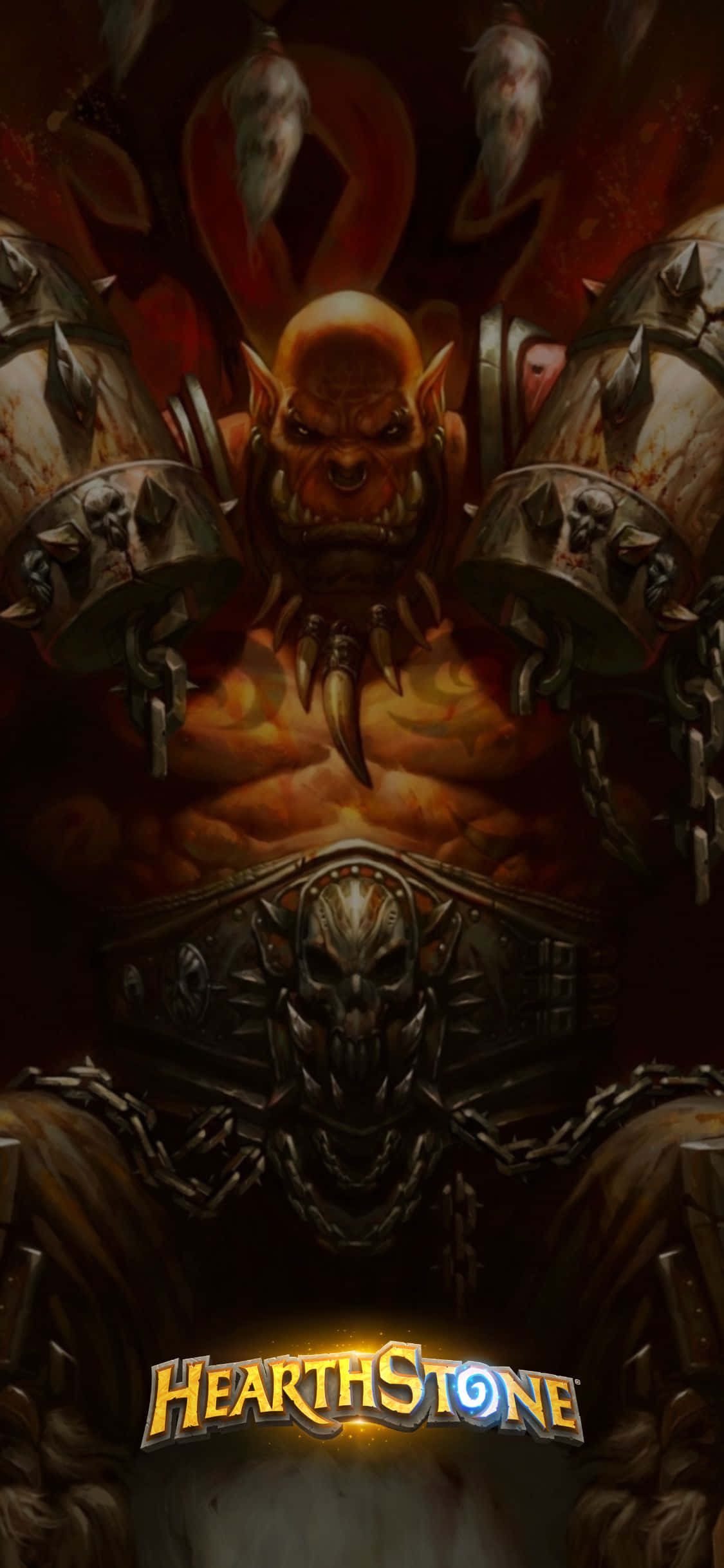 Garrosh Hellscream iPhone XS Hearthstone фон Тапет