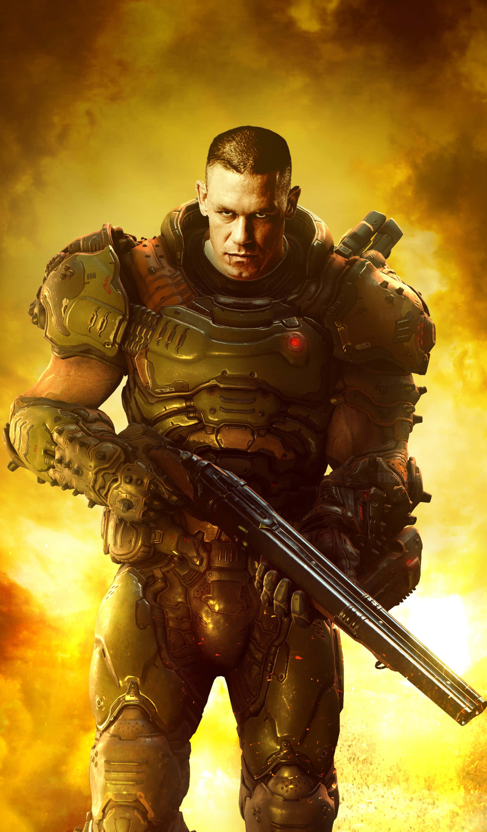 Почувствайте интензивността на Gears of War 5 на вашия iPhone Xs. Тапет