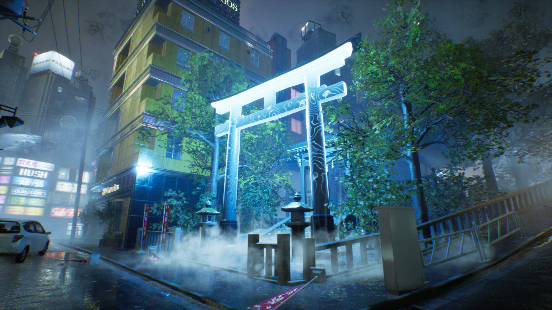 Ghostwire Tokyo Градски Тории Тапет