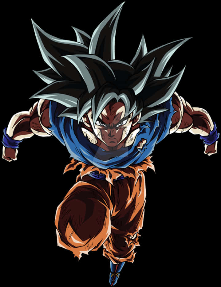 Goku Ultra Instinct Power Up Тапет