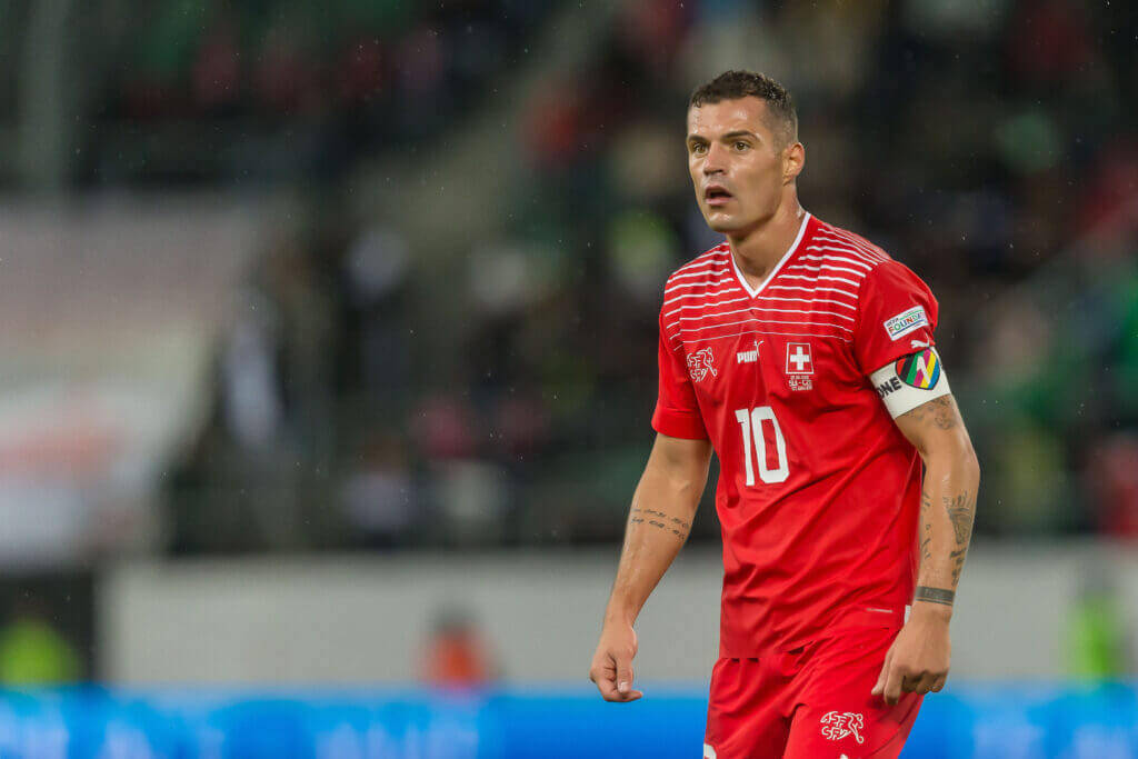 Granit Xhaka потни Тапет