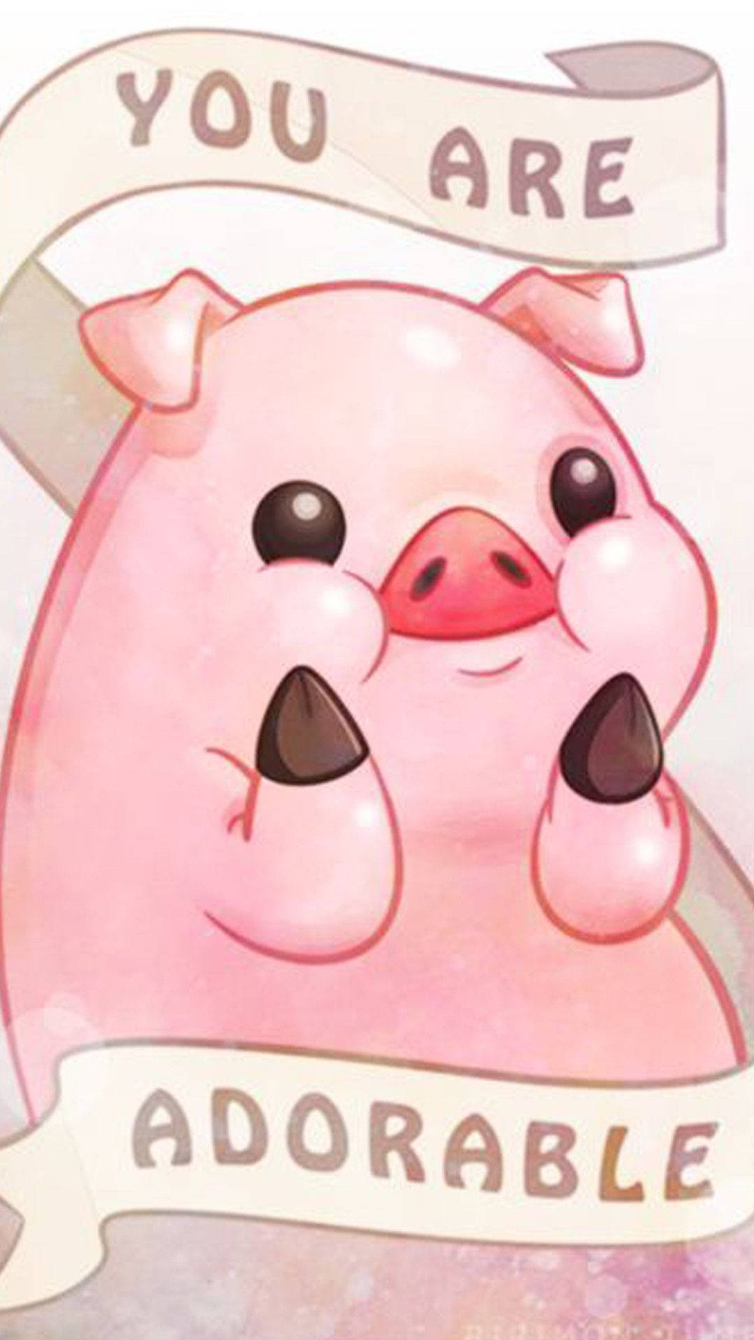 Gravity Falls Waddles анимационен телефон Тапет