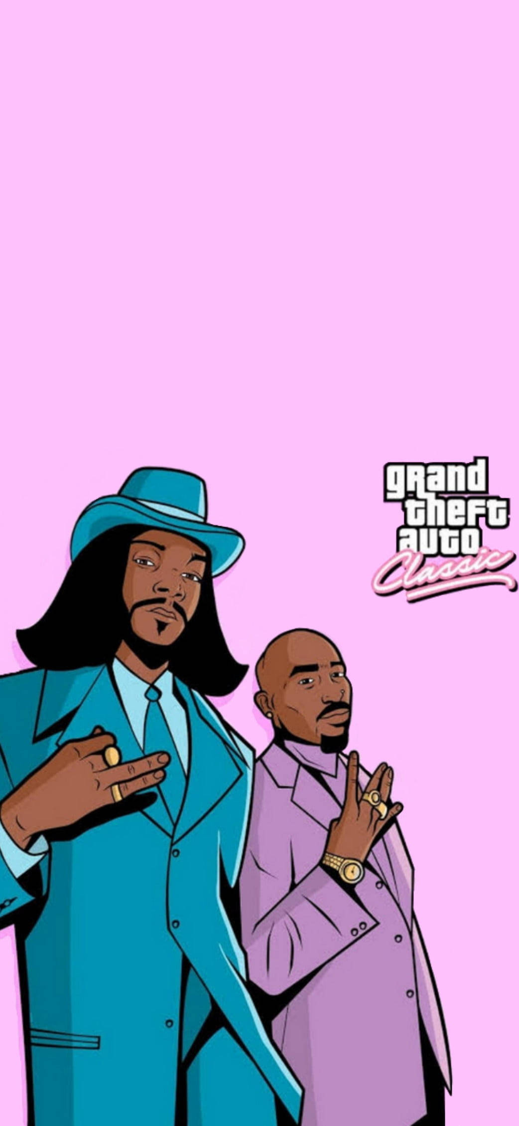 GTA Snoop Dogg And Tupac Тапет